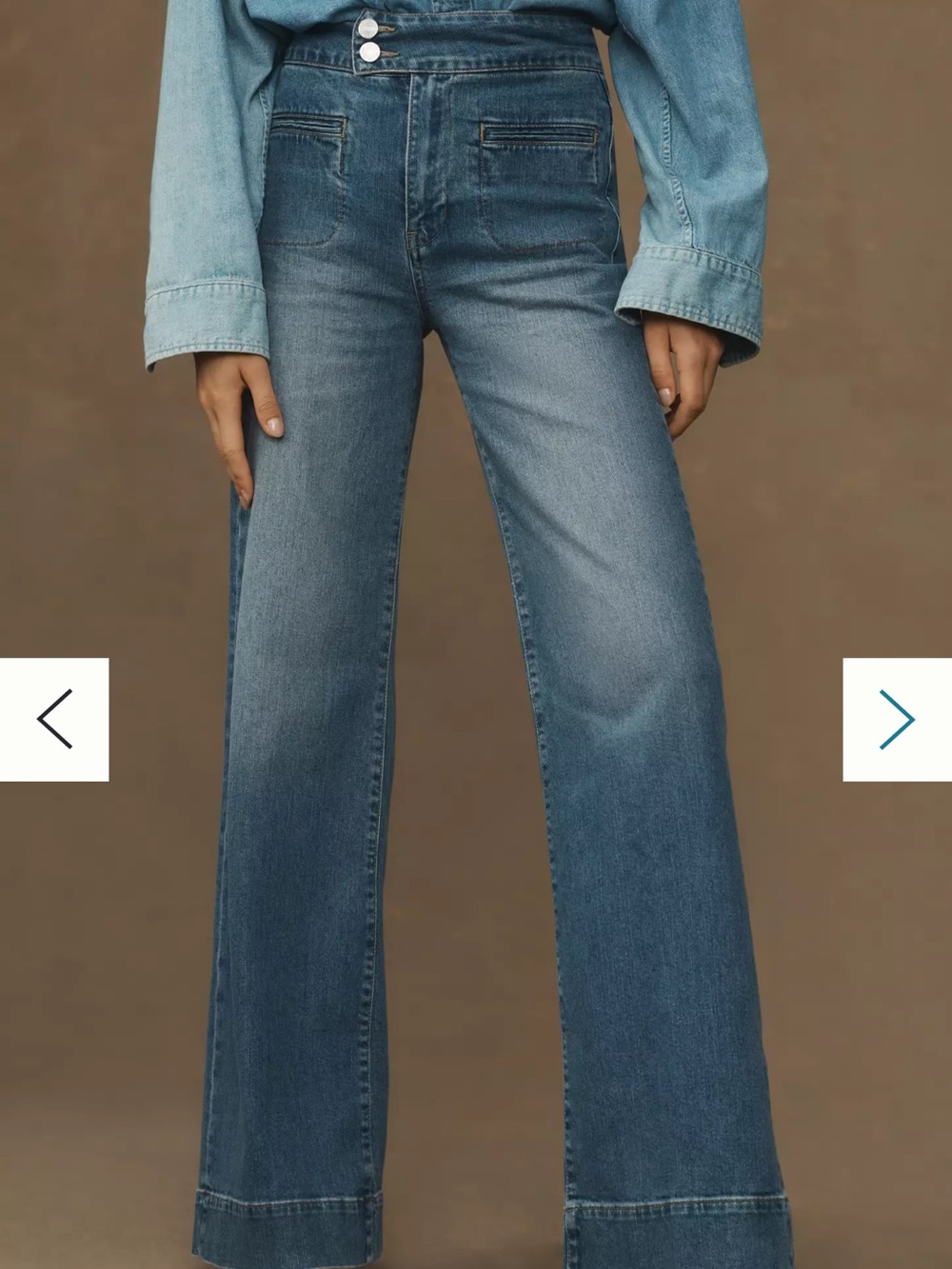 Frame le hardy high-rise wide leg jeans